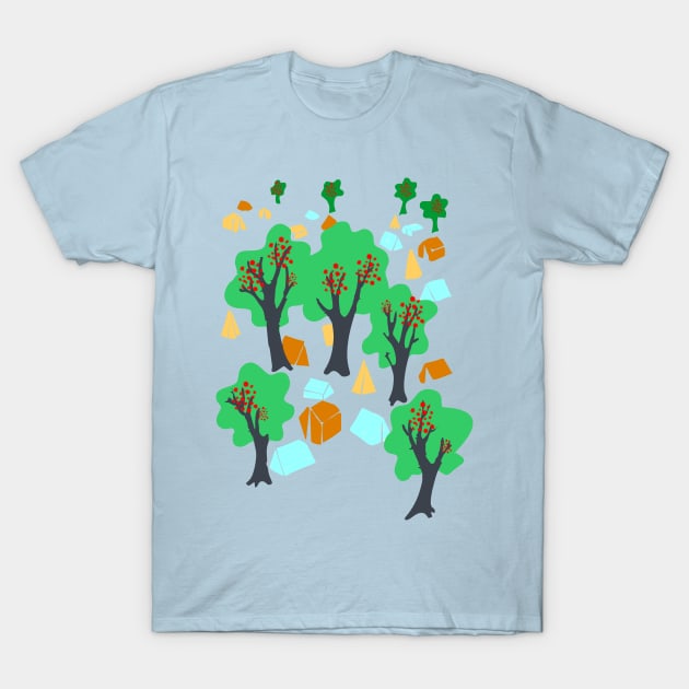 Camping T-Shirt by robelf